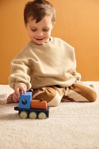 Farm Animal Train – Wooden Toy Animal Train Set