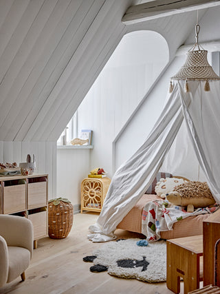 Fruit Storage Basket with Lid – Whimsical Rattan Toy Storage