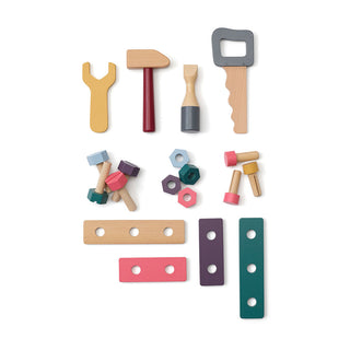 Wooden Tool Box & Tools Set – Mini Carpenter Play Kit