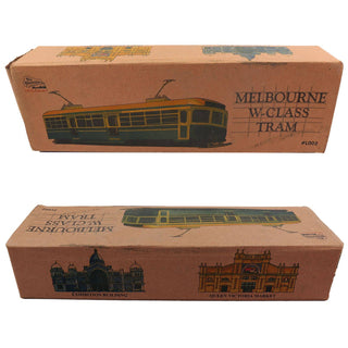 Wind up vintage tin toy tram