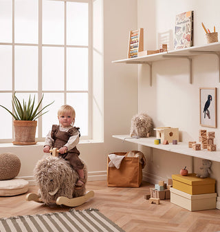 Rocking Horse Mammoth – Classic Wooden Ride-On for Nurseries