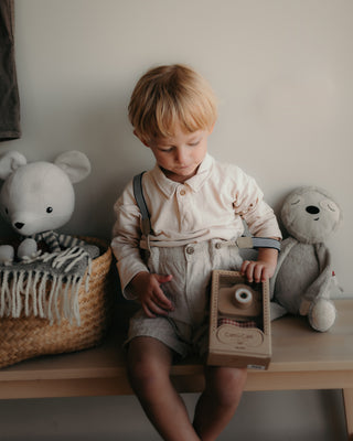 Cam Cam My First (Dual) Digital Camera - Peanut Soft Squares