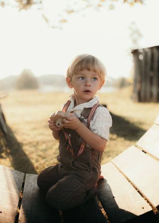 Cam Cam My First (Dual) Digital Camera - Peanut Vintage Squares