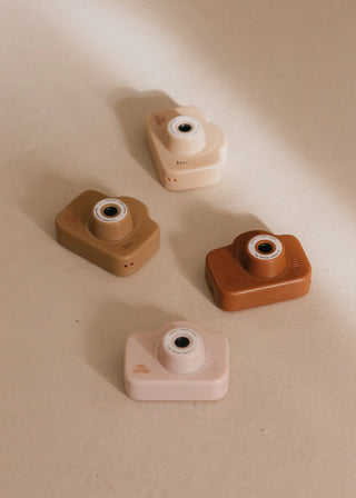 Cam Cam My First (Dual) Digital Camera - Peanut Soft Squares